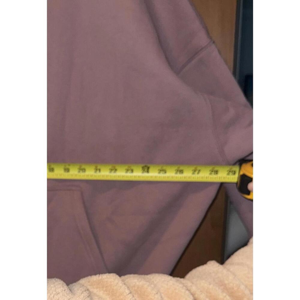 Comfrt Unisex Full Zip Hoodie Purple Orchid Sz M NEW Valentines Anxiety Relax - Picture 6 of 8
